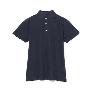 【別注】MORGANO / コットン カノコ ショートスリーブ ポロシャツ