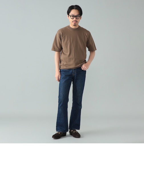 【別注】LORENZONI / コットン 12ゲージ ハイネック ショートスリーブ ニット