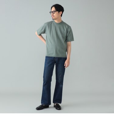 【別注】LORENZONI / コットン 12ゲージ ハイネック ショートスリーブ ニット