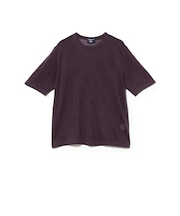 【別注】MORGANO / コットンリネン クルーネック ショートスリーブ ニット