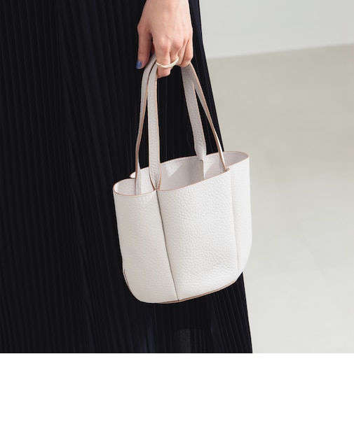 GIANNI CHIARINI / レザー LILY ハンドバッグ