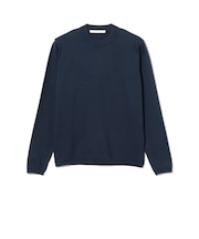 【別注】LORENZONI / コットン 12ゲージ ハイネック ロングスリーブ ニット