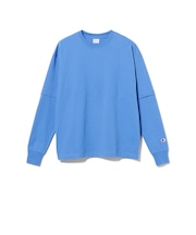 【別注】Champion / フェイク レイヤード ロングスリーブ Tシャツ