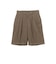 FARAH / Garment Dye Pin Tuck Wide Shorts