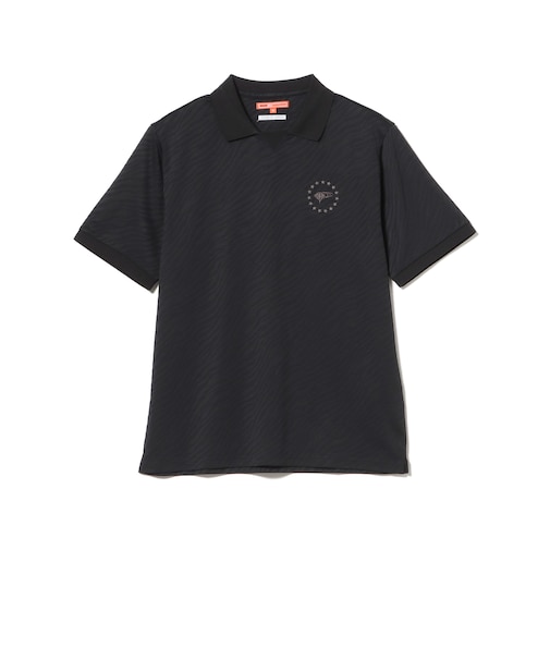〈MEN〉ORANGE LABEL / ジャカード ゼブラ柄 ポロシャツ