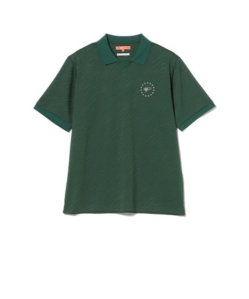 〈MEN〉ORANGE LABEL / ジャカード ゼブラ柄 ポロシャツ