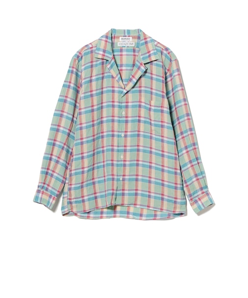 【別注】INDIVIDUALIZED SHIRTS / オープン カラー シャツ＜イージーケア＞