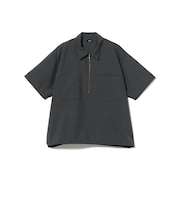ハーフジップ シャツ【ワイドフィット】