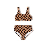SEAESTA SURF / Wavy Checks Sport Two Piece Swimsuit（3～8才）
