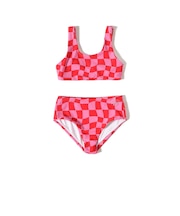 SEAESTA SURF / Wavy Checks Sport Two Piece Swimsuit（3～8才）