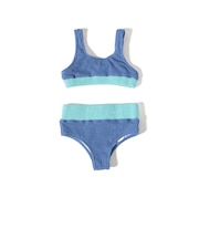 SEAESTA SURF / Crinkle Color Block Two Piece Swimsuit（3～8才）
