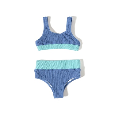 SEAESTA SURF / Crinkle Color Block Two Piece Swimsuit（3～8才）