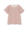 テレコ ボーダー ショートスリーブ Tシャツ（90～140cm）