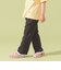 裾レース フレア パンツ （90～140cm）楽ちん / リラックスパンツ / 通学 /