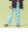 裾レース フレア パンツ （90～140cm）楽ちん / リラックスパンツ / 通学 /
