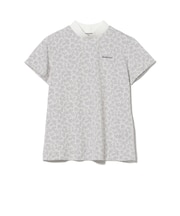 PURPLE LABEL / シャドーフラワー ジャカード モックネックシャツ （接触冷感・吸水速乾・UVカット）
