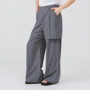 ハーフ レイヤード パンツ