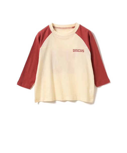 【別注】DISCUS ATHLETIC / 長袖 ラグラン スリーブ Tシャツ（100～150cm）