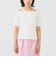 RIB キリカエ アシメネック Tシャツ