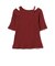 RIB キリカエ アシメネック Tシャツ