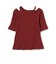 RIB キリカエ アシメネック Tシャツ