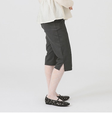 ストレッチ カプリ パンツ