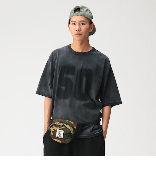 フェード ナンバリング Tシャツ【ワイドショートフィット】