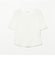 バックスリット カーブ ヘムTシャツ