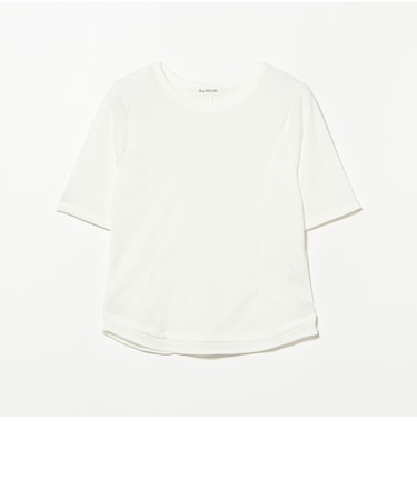 バックスリット カーブ ヘムTシャツ