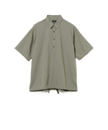 チェック プルオーバー シャツ【ワイドフィット】