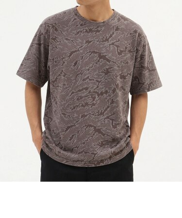 カモフラージュ ジャカード Tシャツ 【リラックスフィット】