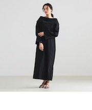 オフショルダー ロングワンピース