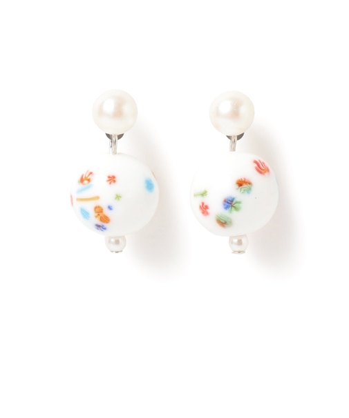 ミックス パールビーズ ピアス