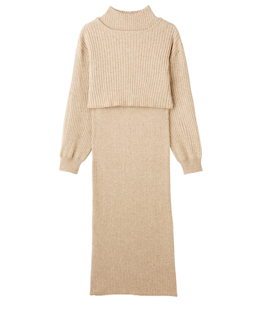 セットアップニットワンピ