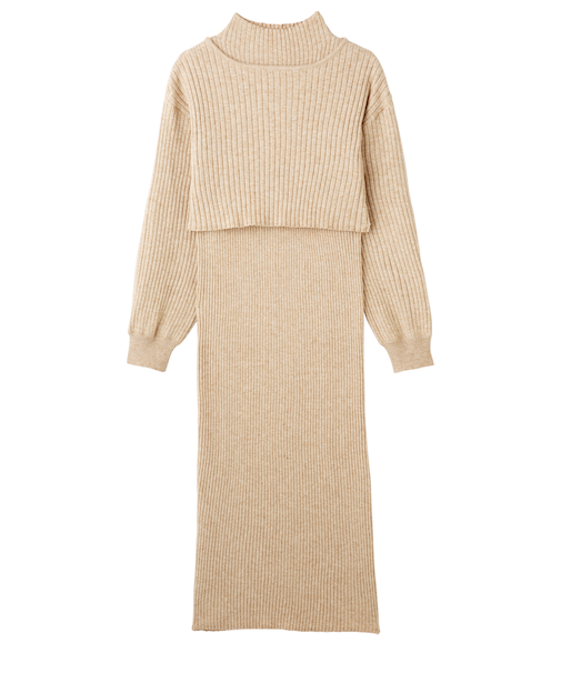 セットアップニットワンピ