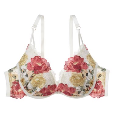 まいにち美胸ライトプリントレースブラＤ