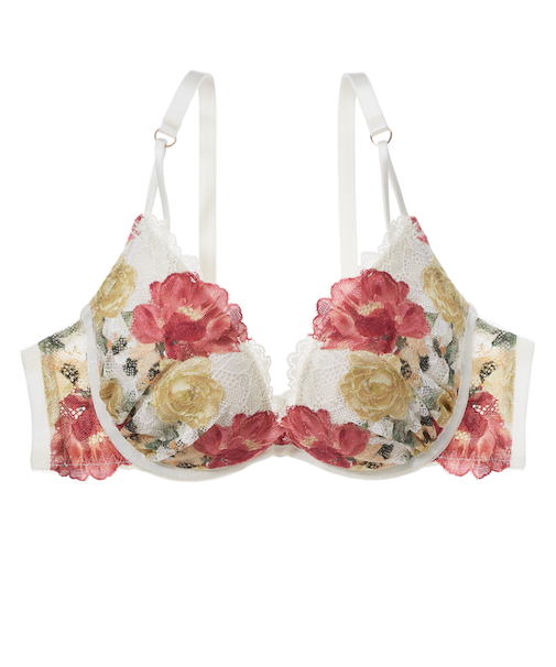 まいにち美胸ライトプリントレースブラＤ