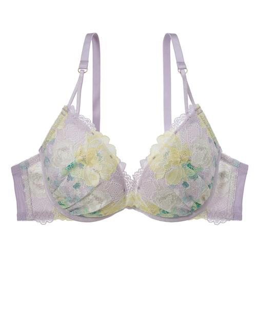 まいにち美胸ライトプリントレースブラＤ