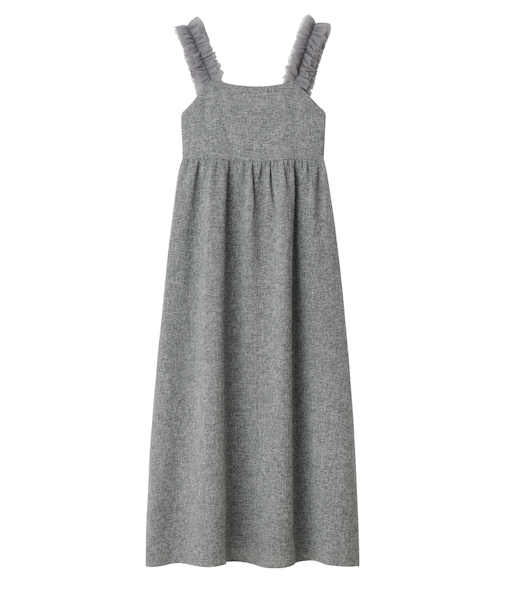 ツイードキャミソールワンピ