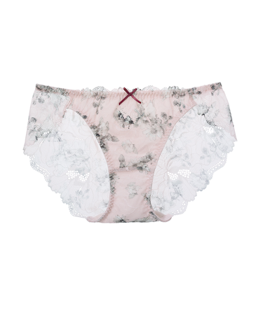 フラワープリントレースショーツ