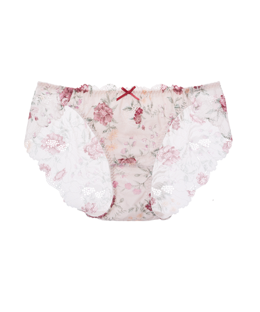 フラワープリントレースショーツ