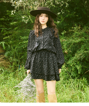 ラッフルフリルミニワンピース