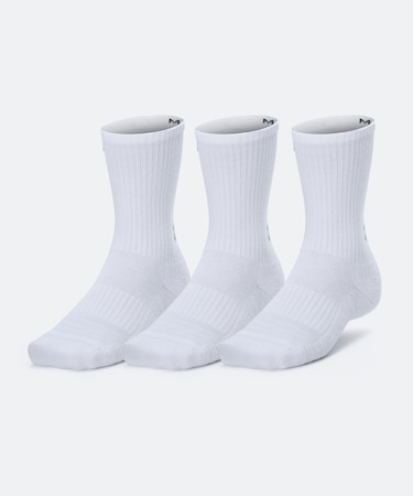 UAトレーニング コットン クルーソックス （3足セット）（トレーニング/UNISEX）