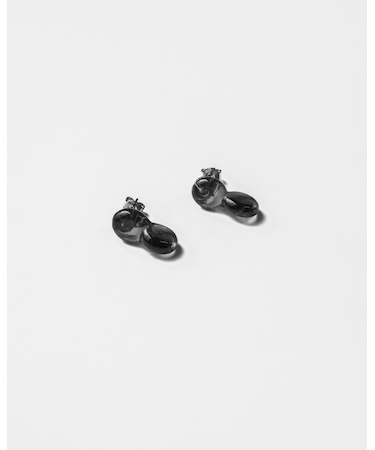 バーズワーズ ピアス ポイント ミニ グレー NF