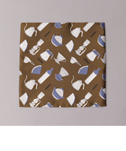 HARIO×giraffe HARIO器具柄チーフ BROWN