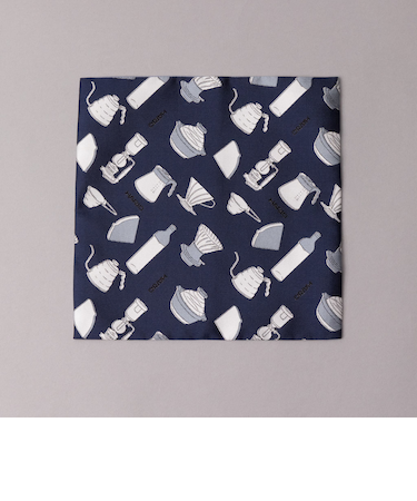 HARIO×giraffe HARIO器具柄チーフ NAVY