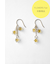 ピアス ひとふさのミモザ イエロー NF