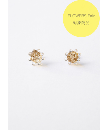 ピアス ミモザ イエロー NF