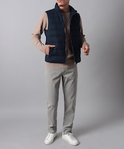 ウールライクダウンベスト