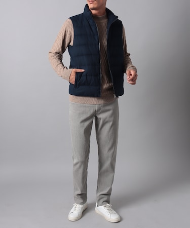 ウールライクダウンベスト